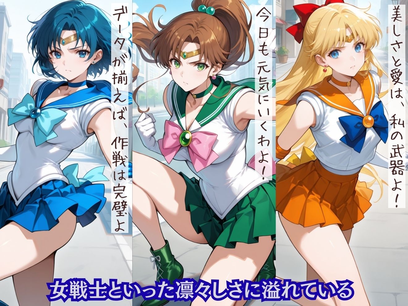 もしも根は真面目なセーラー戦士たちが意に反して淫売ビッチ化してしまったら？セーラ●ムーン編 サンプル画像2