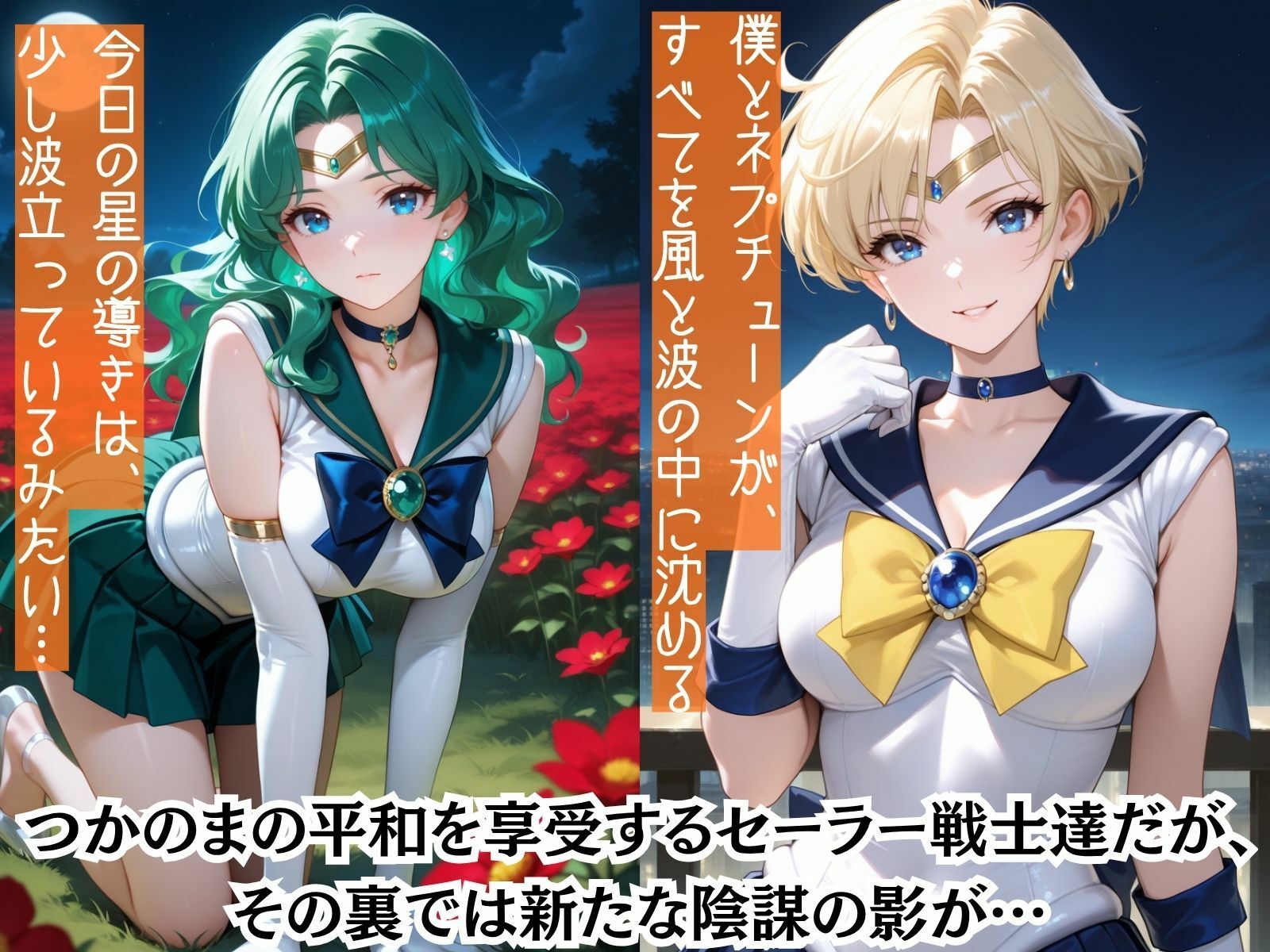もしも根は真面目なセーラー戦士達を強●的に○〇の力で着せ替え人形に堕として弄んだら？セーラームーン編 サンプル画像1