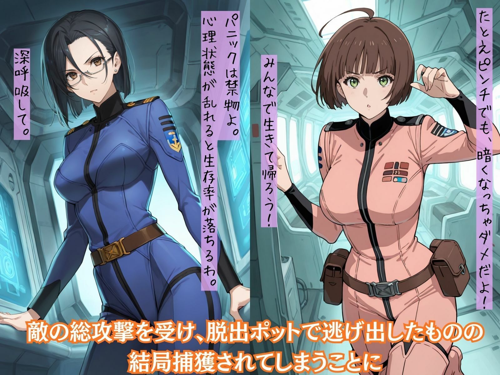 もしも美人で優秀な乗組員の女子達を〇〇の力で強●的に快楽堕ちさせたら  宇宙〇艦ヤマト編 サンプル画像2