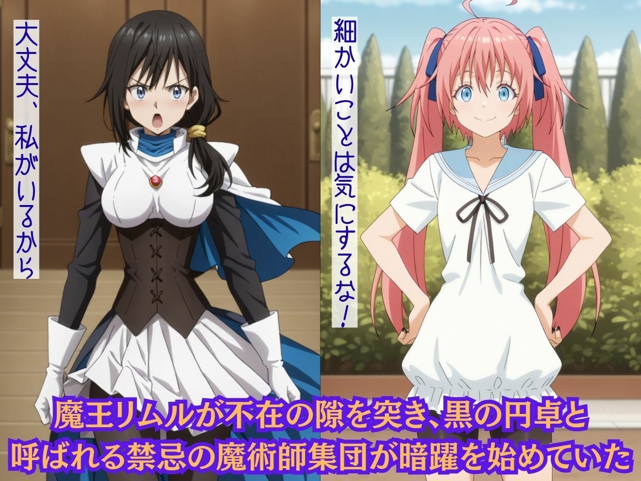 もしも魔国の誇り高きヒロイン達を強●的に●●の力で着せ替え人形に堕として弄んだら？転スラ編 サンプル画像2
