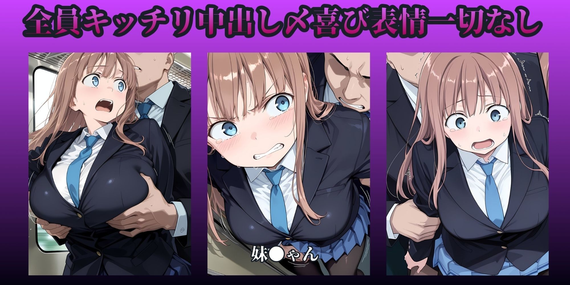 もっと痴●で無理やりっくす！side:月曜日のた●わ サンプル画像3