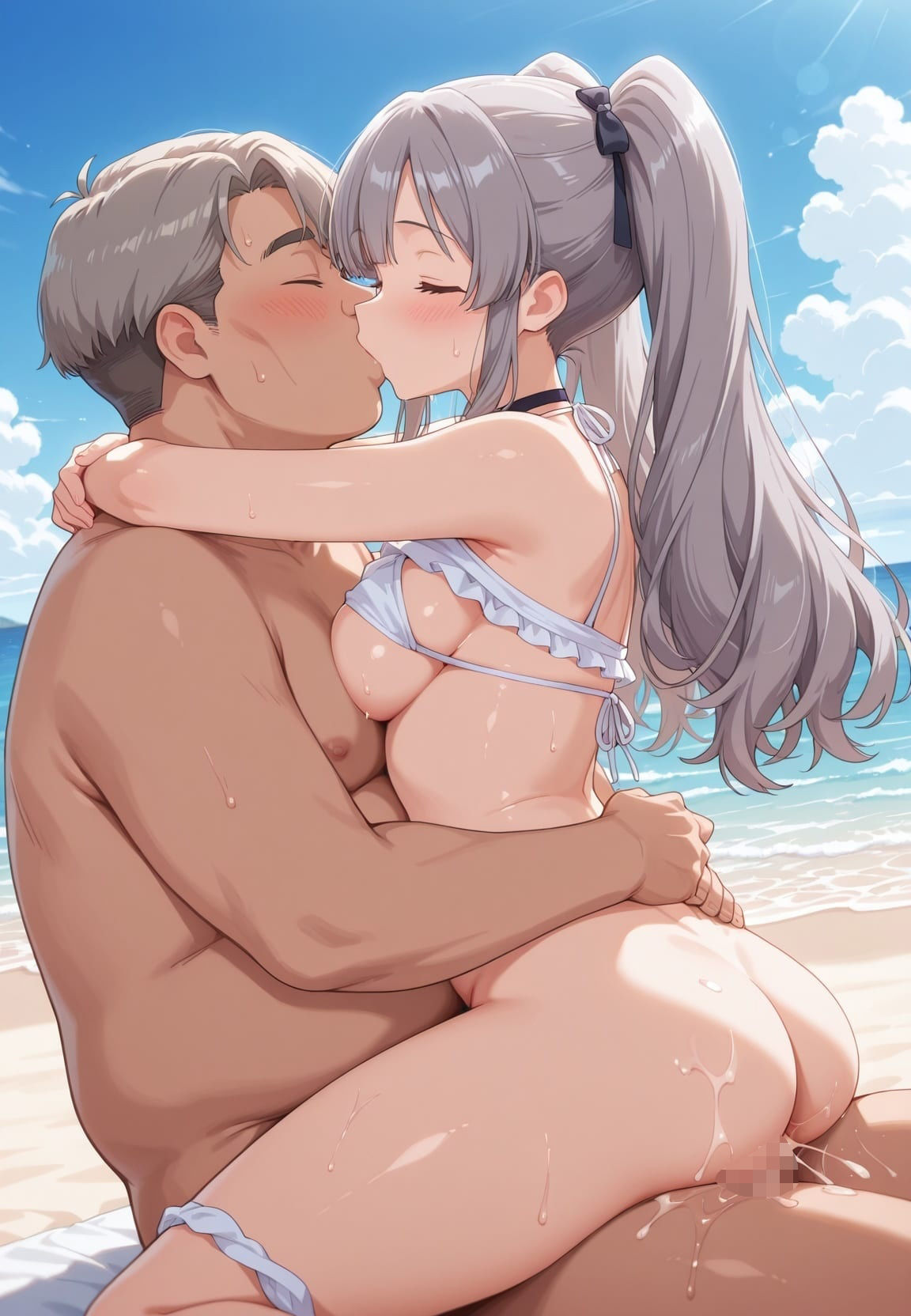 やだぁぁ…！！ 見られてるのにイッちゃう…！！ 俺の彼女は露出狂 ア〇ドルマスター No.3 サンプル画像7