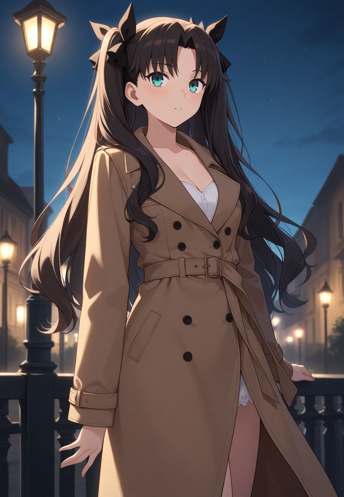 やだぁぁ…！！ 見られてるのにイッちゃう…！！ 俺の彼女は露出狂 F〇te サンプル画像9