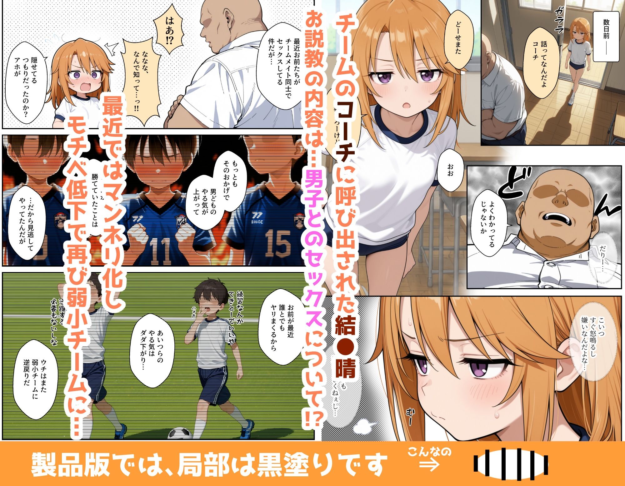 やっぱサッカーって仲間とのつながりが大事だよな！ 2 サンプル画像3