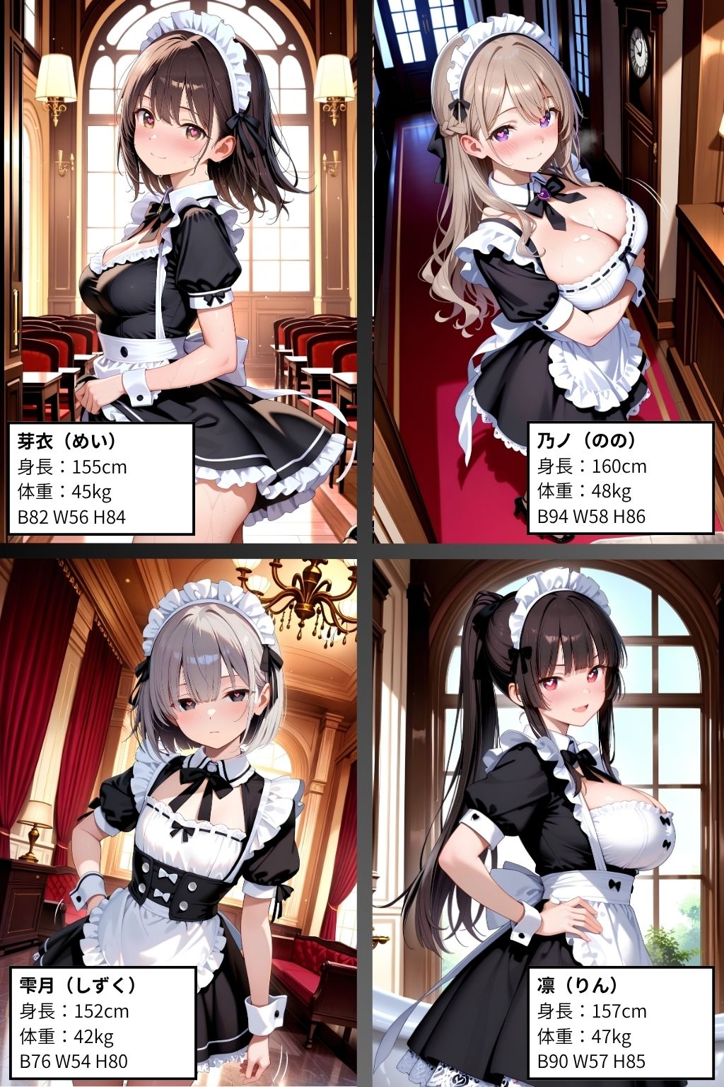 ようこそ禁断のメイドフェスへ（はーと） 2-1 〜 弱いところを徹底的にいじめまくり！大量潮吹き前戯で相性チェック！（芽生・乃ノ 編） 〜 サンプル画像7