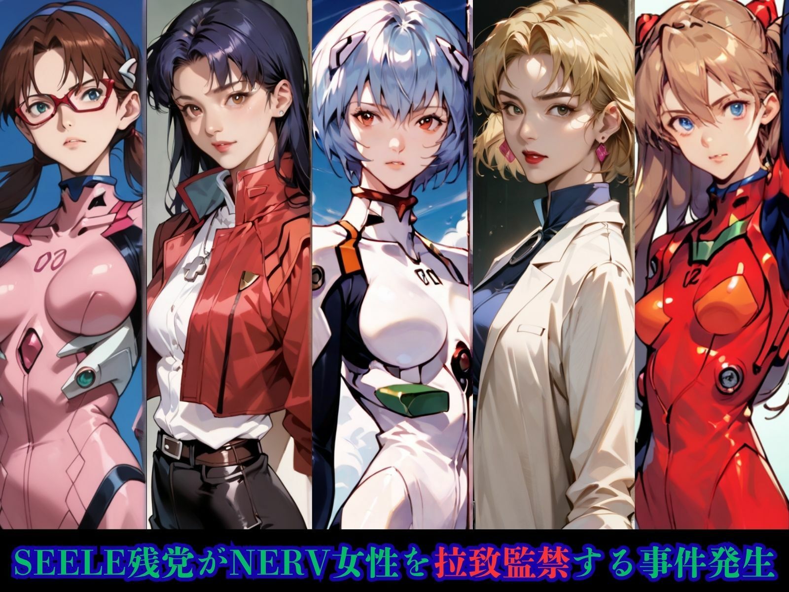 わからせ調教トラップに堕ちた戦うヒロイン  EVA編 サンプル画像1