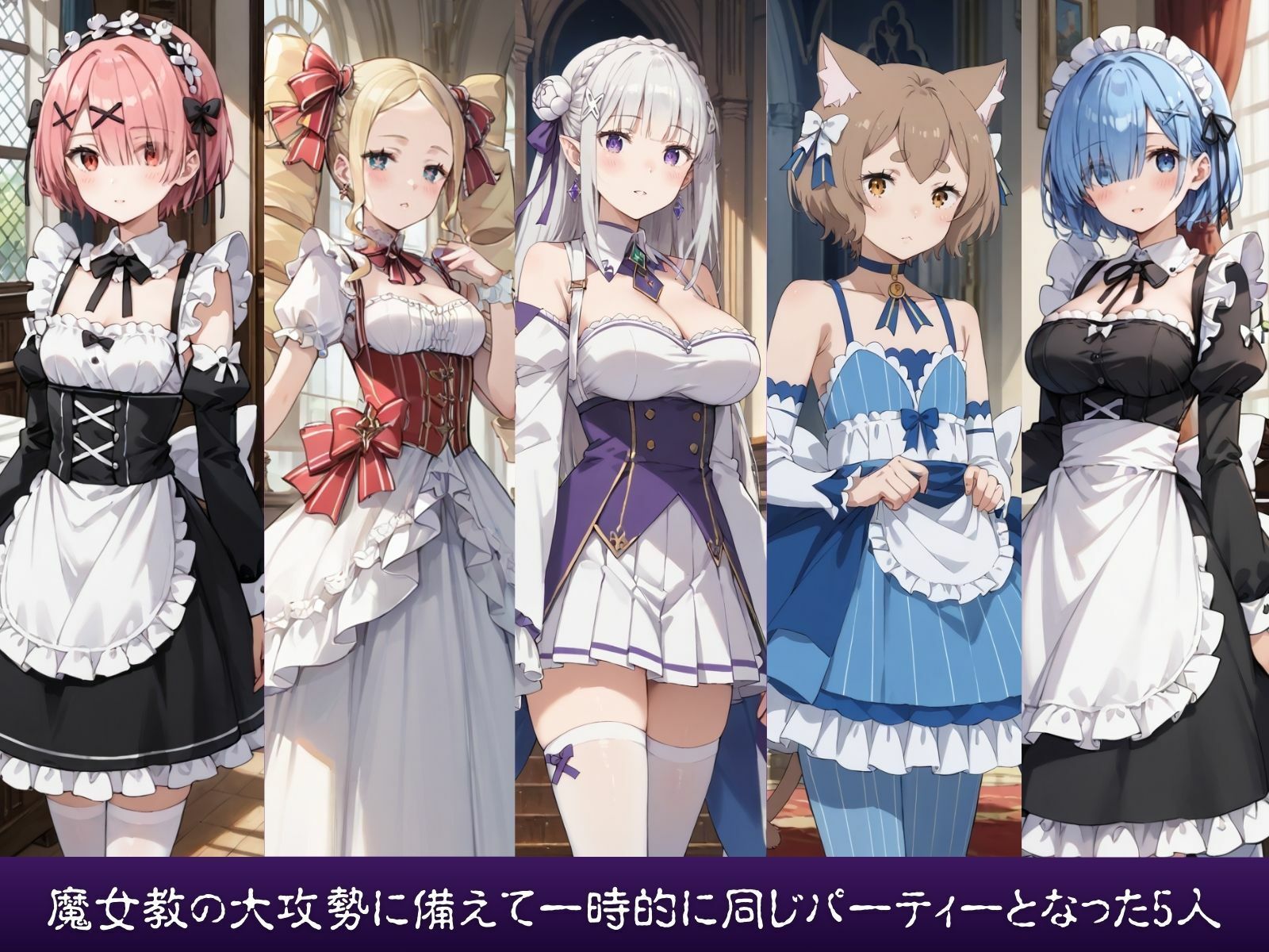 わからせ調教トラップに堕ちた異世界美少女  リゼロ編 サンプル画像1