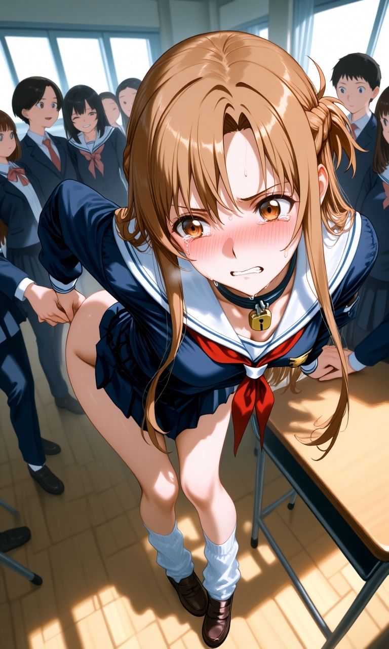 ア〇ナ  学校で壮絶アナル調教 サンプル画像1