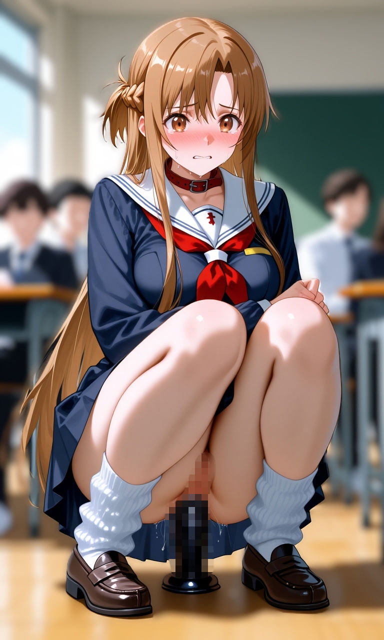 ア〇ナ  学校で壮絶アナル調教 サンプル画像4