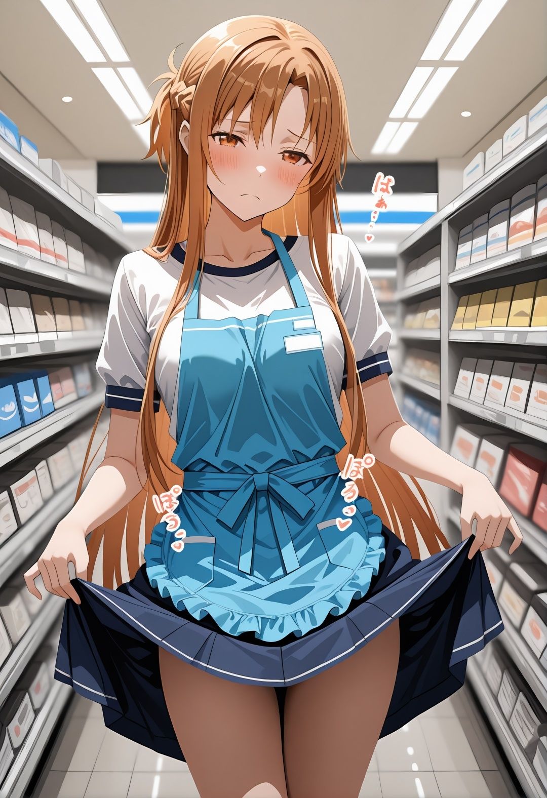 ア〇ナコンビニバイト露出凌●パロディ 中出しトイレ放尿バックNTRエロCG集314枚 サンプル画像5