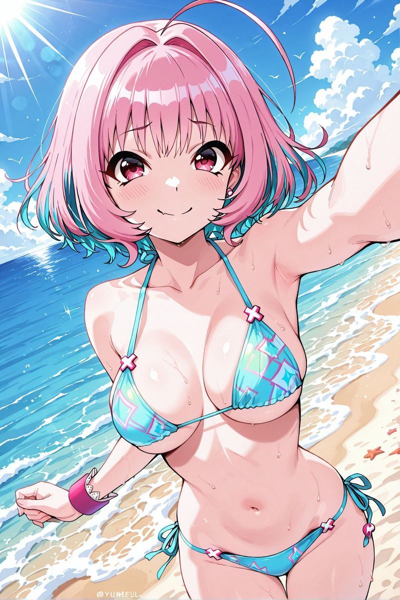 アイドル○スター 水着に着替えたら7 サンプル画像2