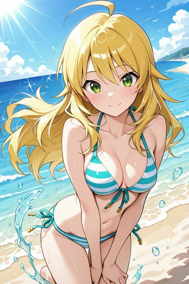 アイドル○スター  水着に着替えたら サンプル画像3