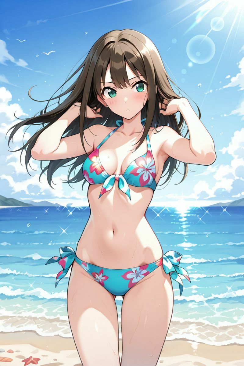 アイドル○スター  水着に着替えたら サンプル画像4