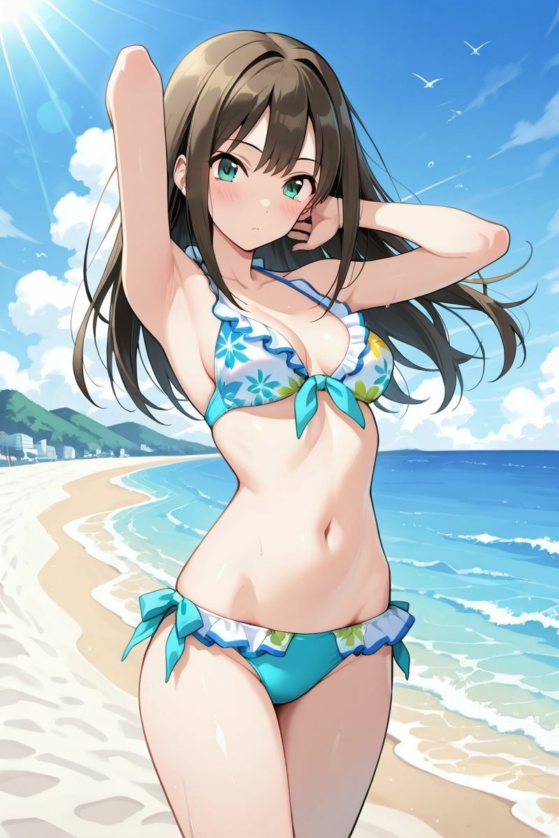 アイドル○スター  水着に着替えたら サンプル画像6