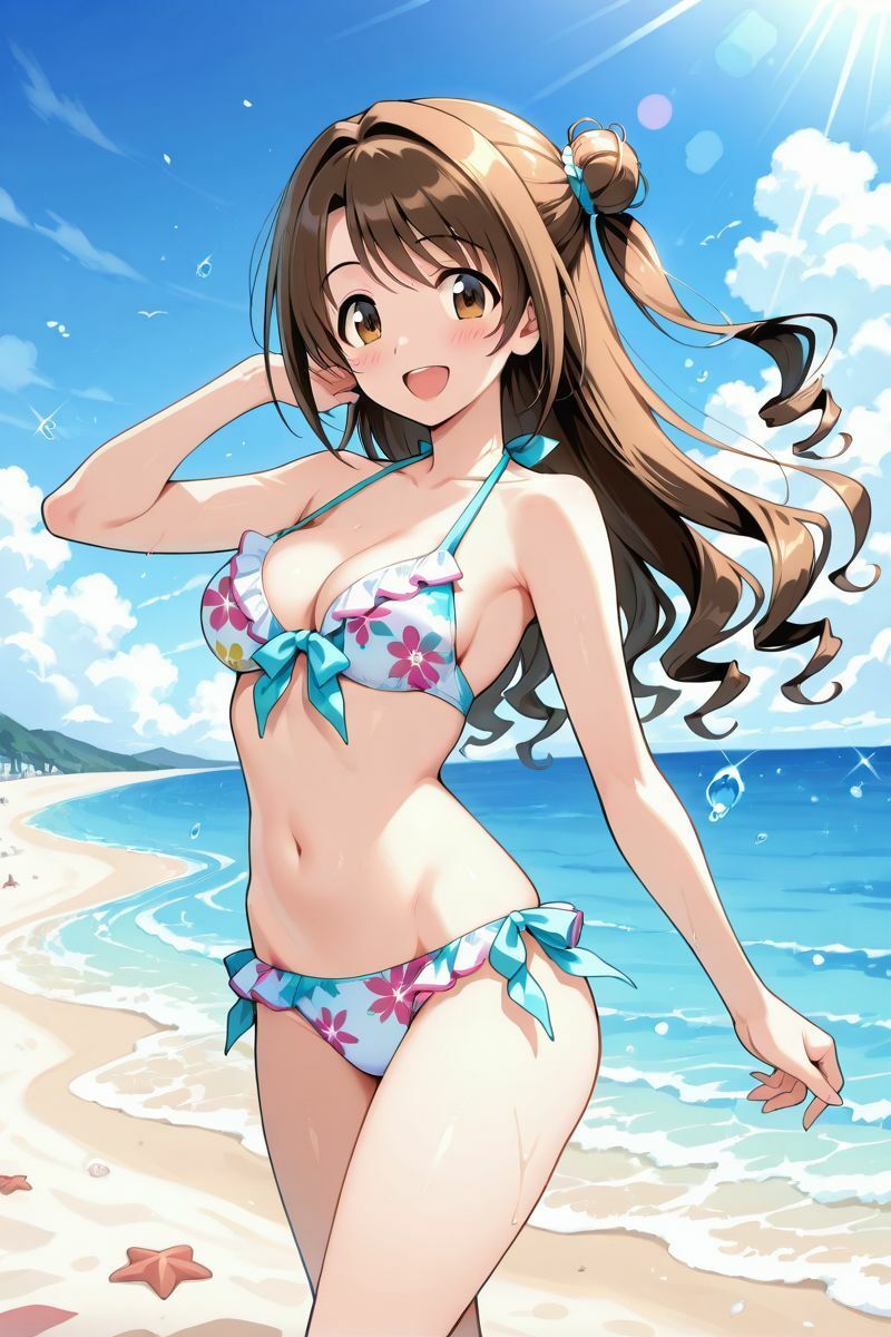 アイドル○スター  水着に着替えたら サンプル画像7