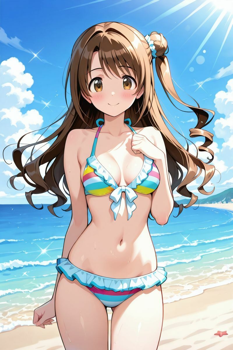アイドル○スター  水着に着替えたら サンプル画像8