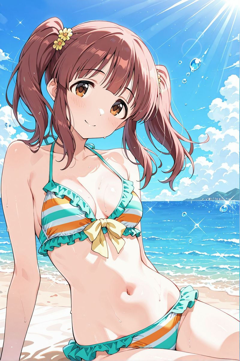 アイドル○スター10  水着に着替えたら サンプル画像9