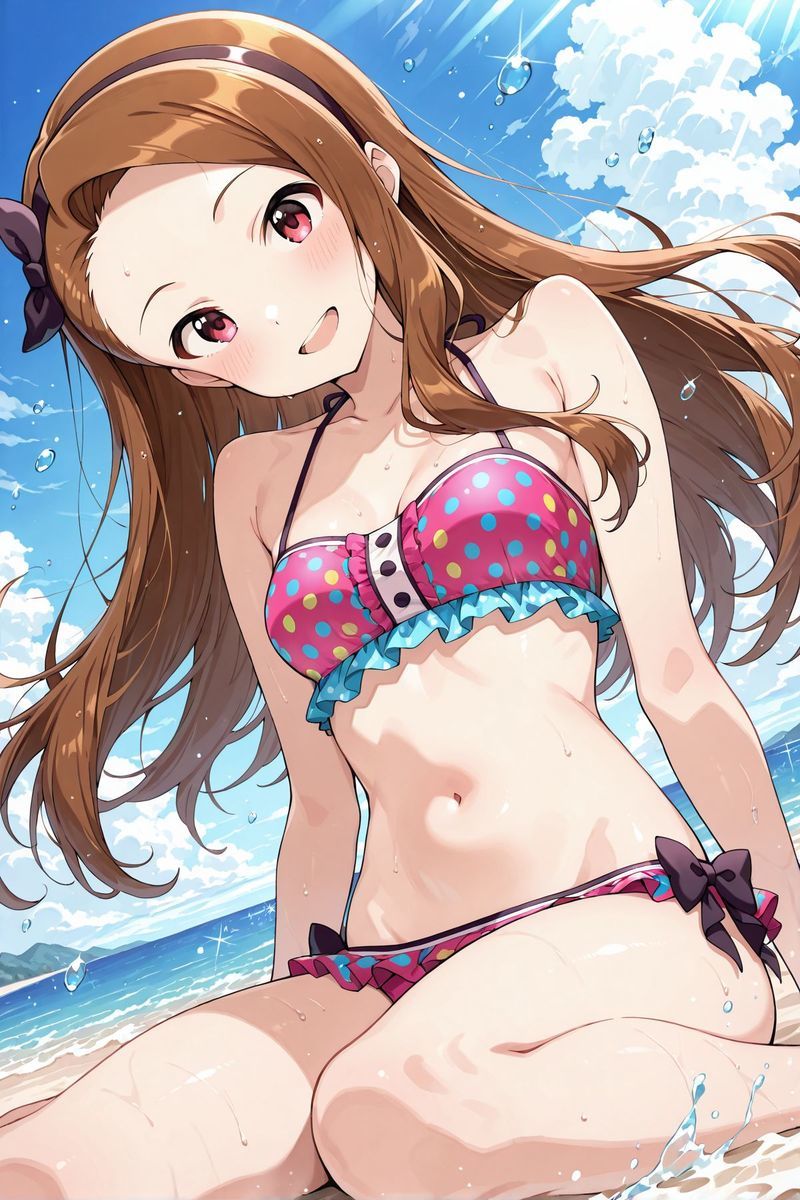 アイドル○スター9  水着に着替えたら サンプル画像1