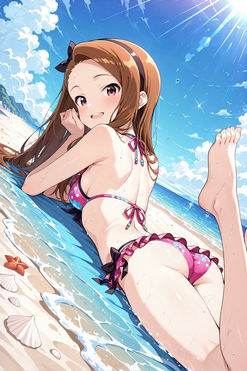 アイドル○スター9  水着に着替えたら サンプル画像3