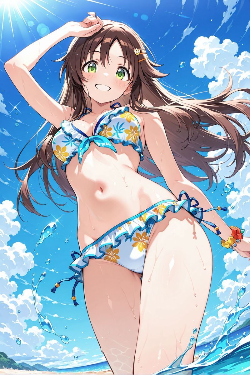 アイドル○スター9  水着に着替えたら サンプル画像6