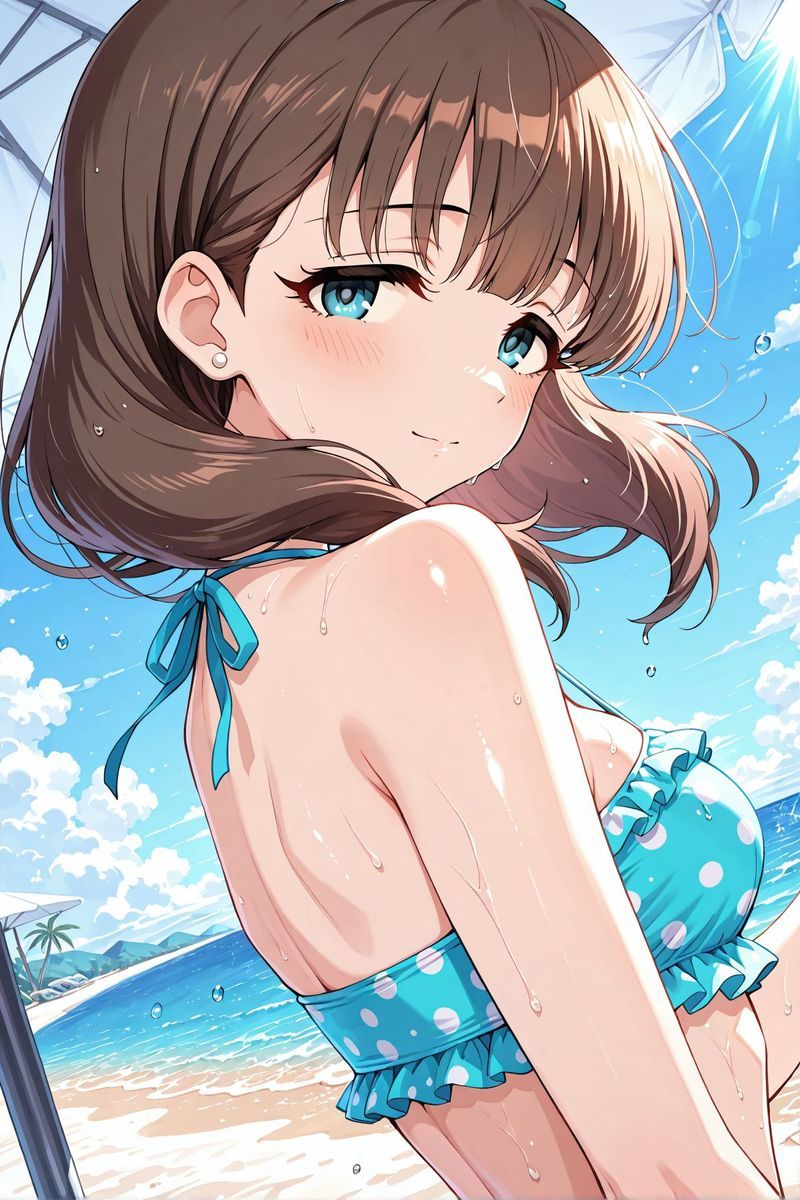 アイドル○スター9  水着に着替えたら サンプル画像8