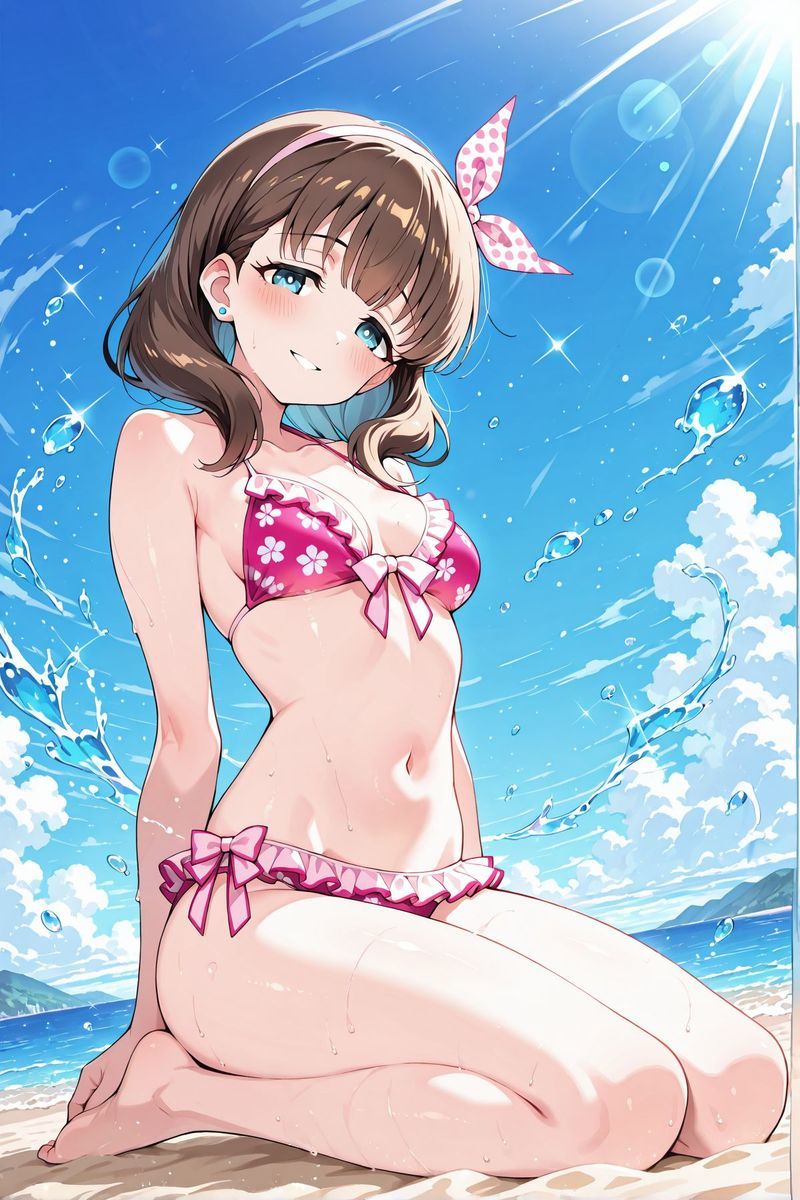 アイドル○スター9  水着に着替えたら サンプル画像9