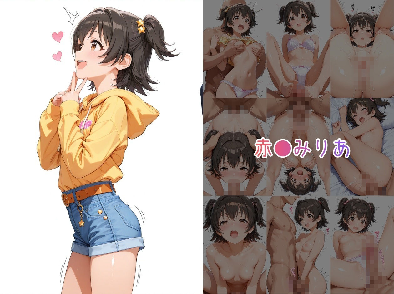 アイドルヌードコレクション Luxury Collection Edition 編（ 城ヶ〇美嘉: 城ヶ〇莉嘉: 夢〇りあむ: 本〇未央: 諸〇きらり:赤〇みりあ: 高〇藍子） サンプル画像2