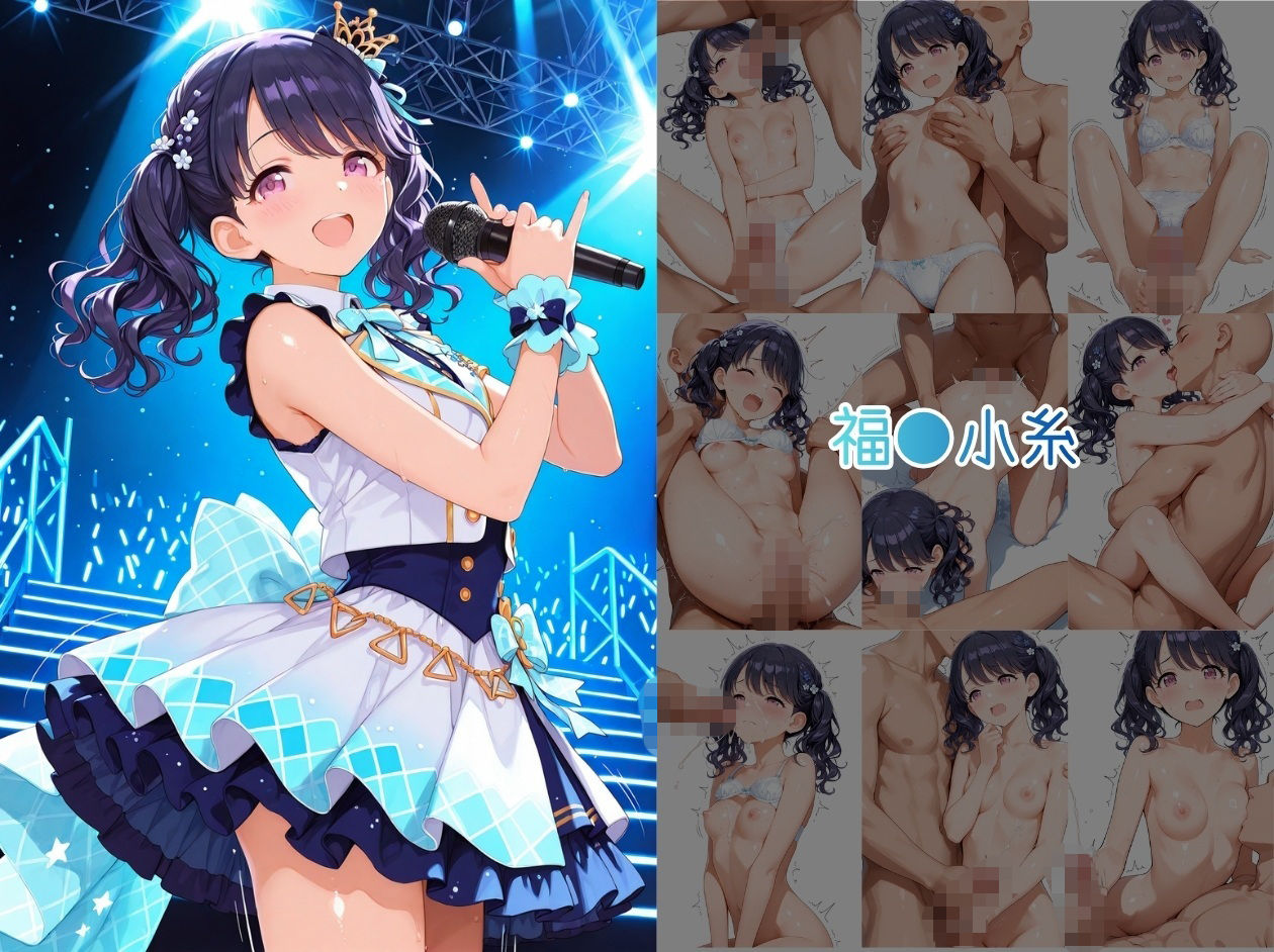 アイドルヌードコレクション 〇ルミネーション〇ターズ＆〇クチル篇（浅〇透 樋〇円香 福〇小糸 市〇雛菜 櫻〇真乃 風〇灯織 八〇めぐる） サンプル画像6