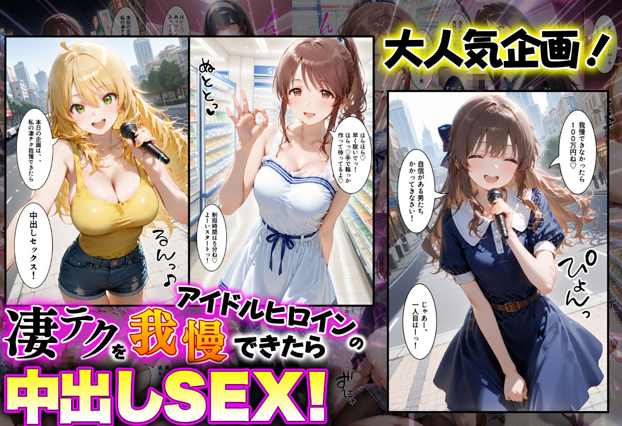 アイドルマスターの凄テク我慢できたら中出しSEX サンプル画像1