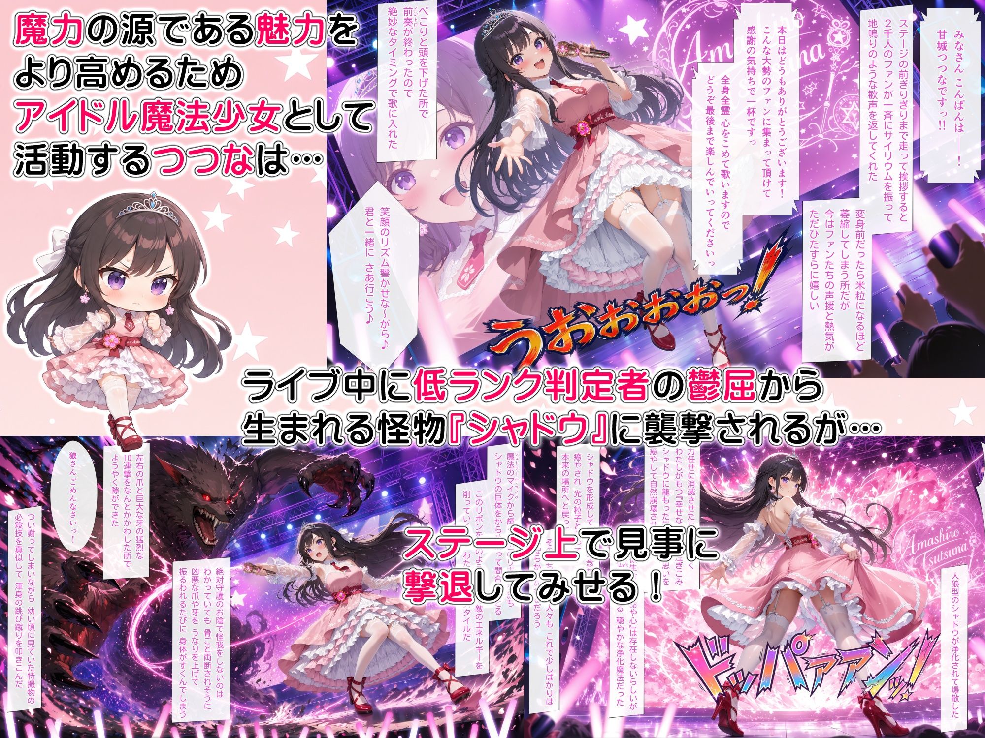 アイドル魔法少女つつなSSR【前編】 サンプル画像2