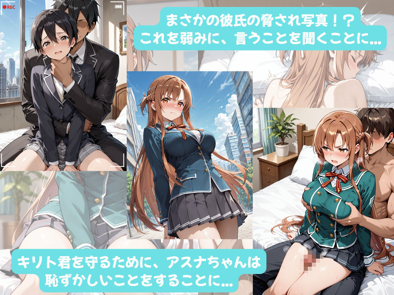 アスナちゃんとイチャラブえっち！ Plus！ 彼氏持ちご令嬢がチャラ男に恋して堕ちた理由 サンプル画像3