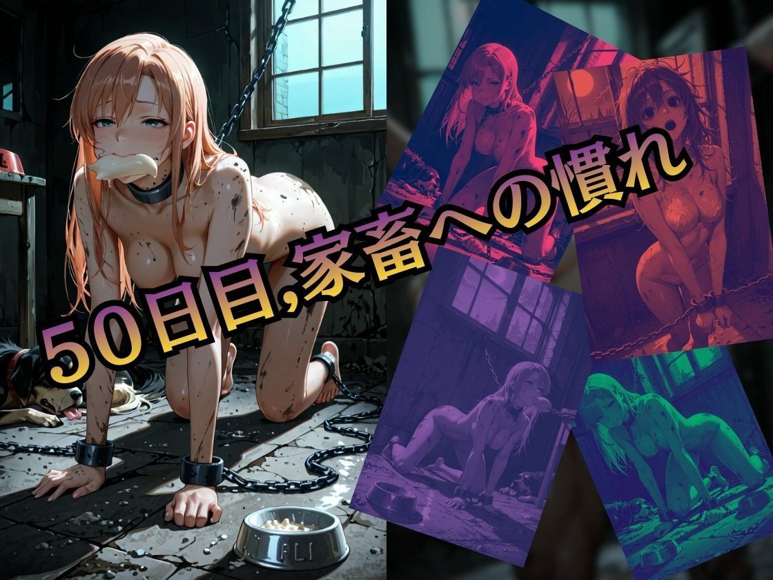 アスナ監禁362日（枚）の記録 〜高潔な騎士が壊れて肉人形になるまで〜 【導入24P セリフ付き】 サンプル画像3