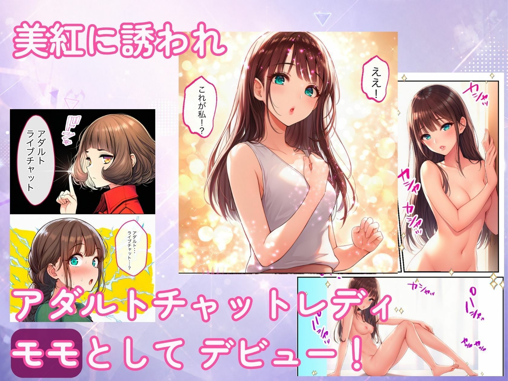アダルトライブチャットやったら人生変わった（前篇） サンプル画像6