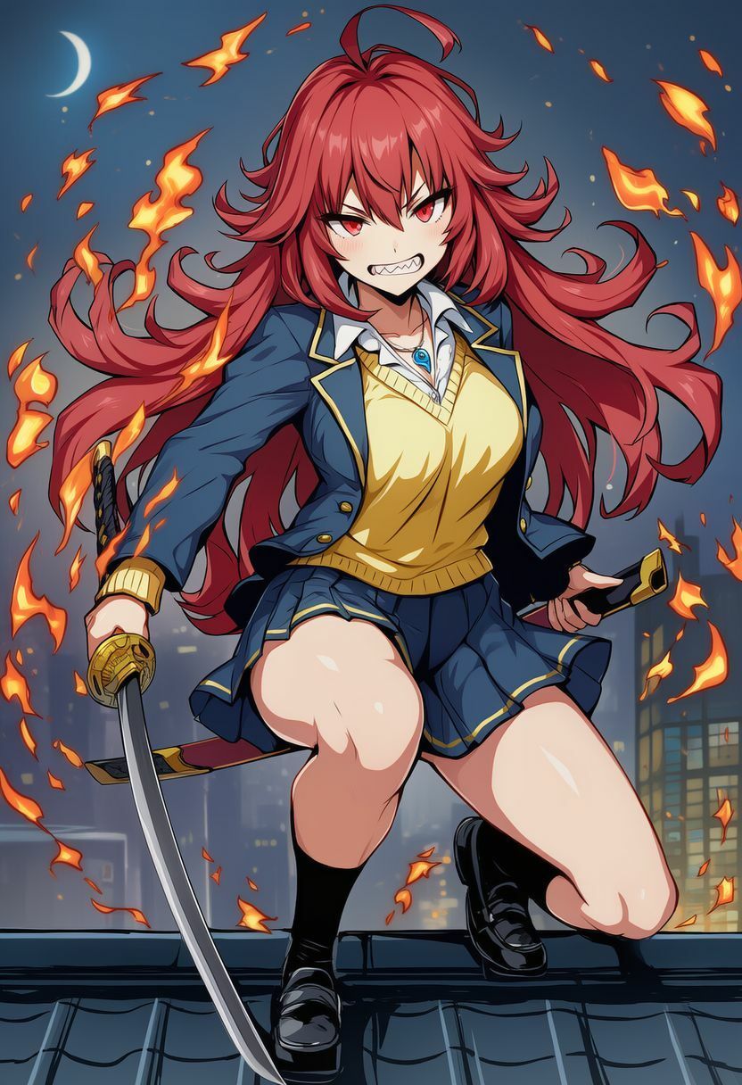 アツイミゾレ〜退魔剣士の完全妖魔化悪堕ち〜 サンプル画像1