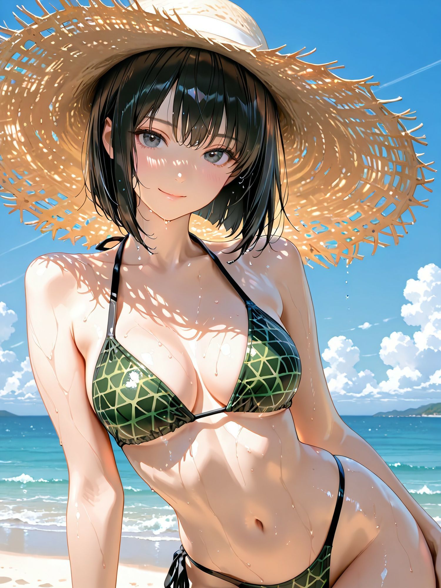 アニマルビキニの女の子 サンプル画像1
