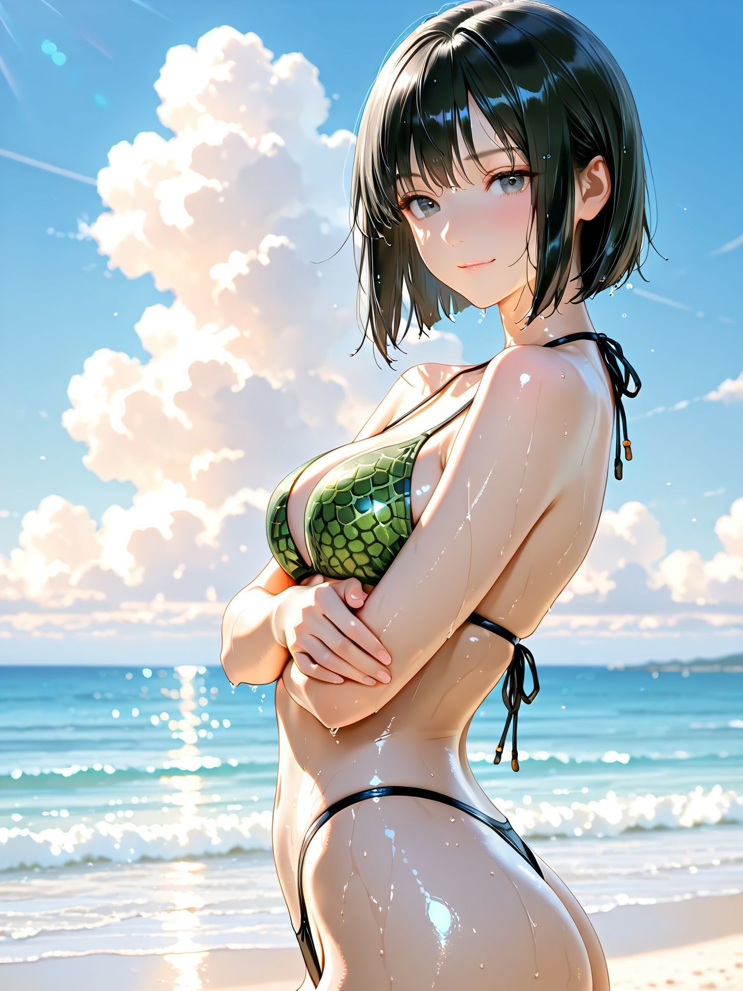 アニマルビキニの女の子 サンプル画像2