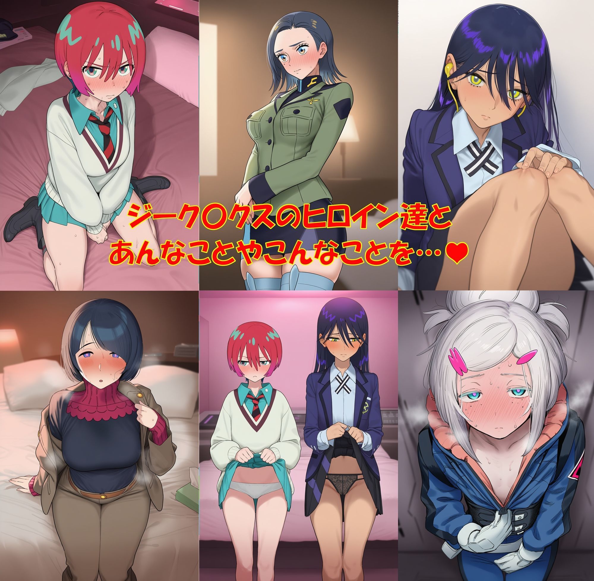 アニメヒロインCG集ジーク〇クス編 サンプル画像1