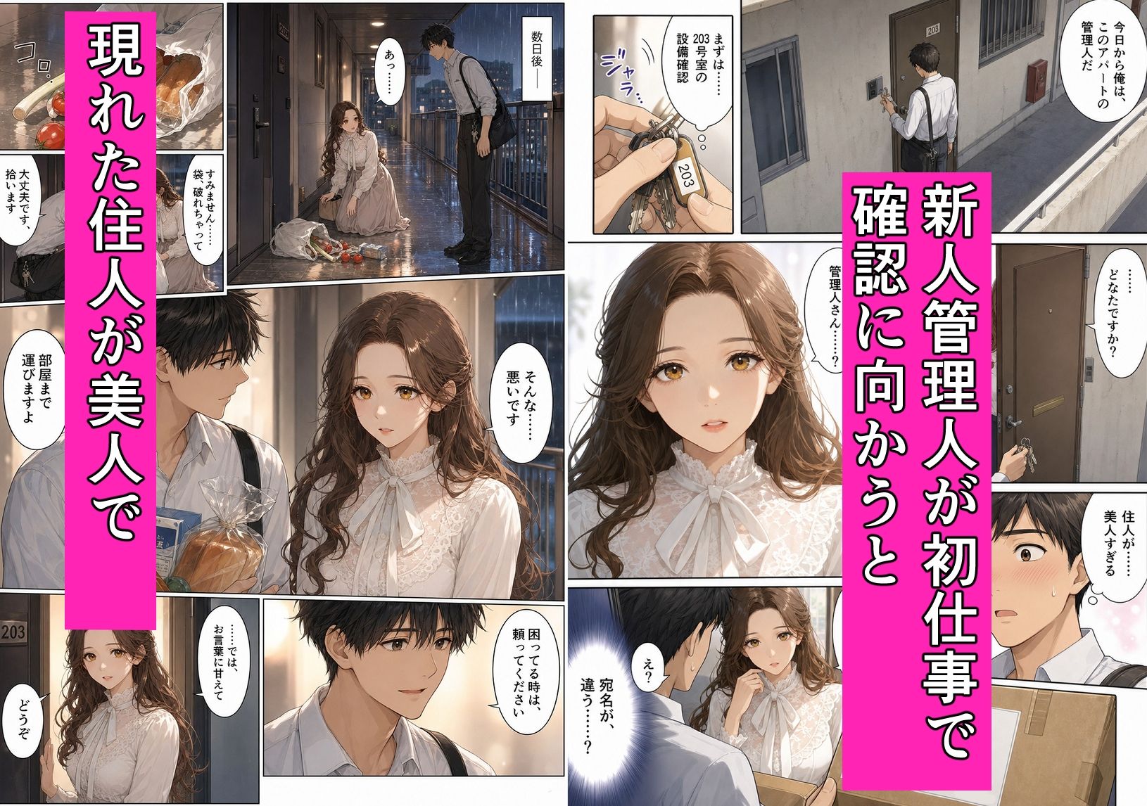 アパートの管理人になったら住人が美人だった件 サンプル画像1