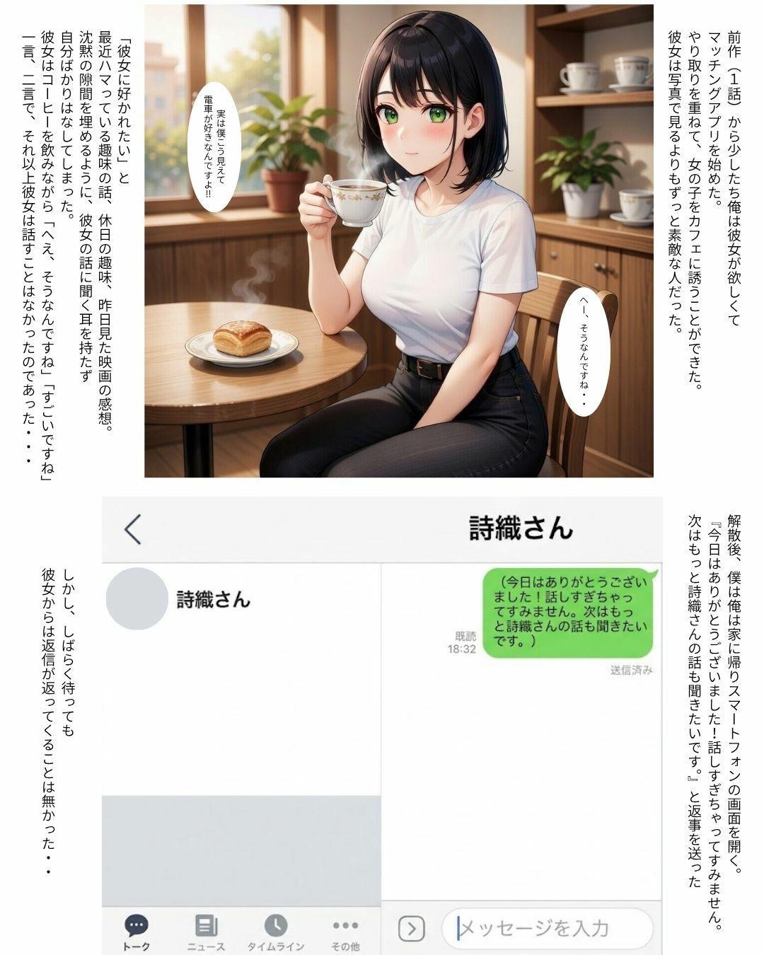 アメ舐めたら激エ〇過激セックスが見れた件 2（マッチングアプリで敗北した大人しめの黒髪ショートカット編） サンプル画像4