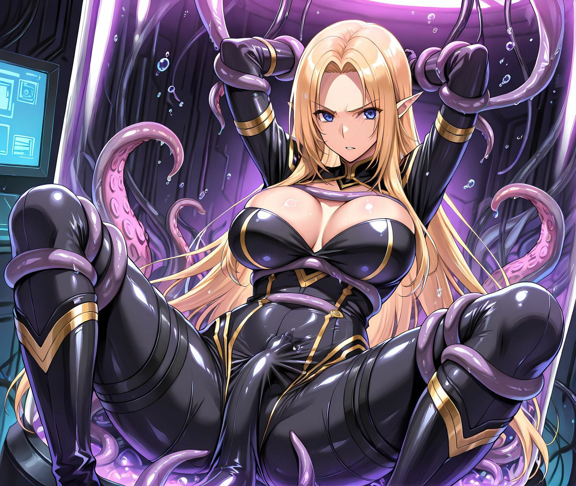 アルファ洗脳機械姦・悪堕ちドスケベ搾精 サンプル画像4