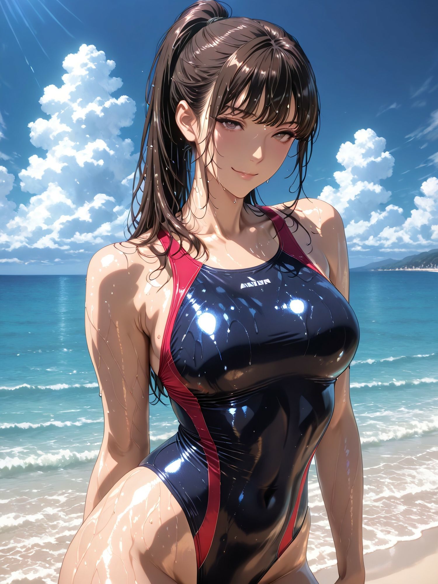 イイオンナと競泳水着2 サンプル画像1