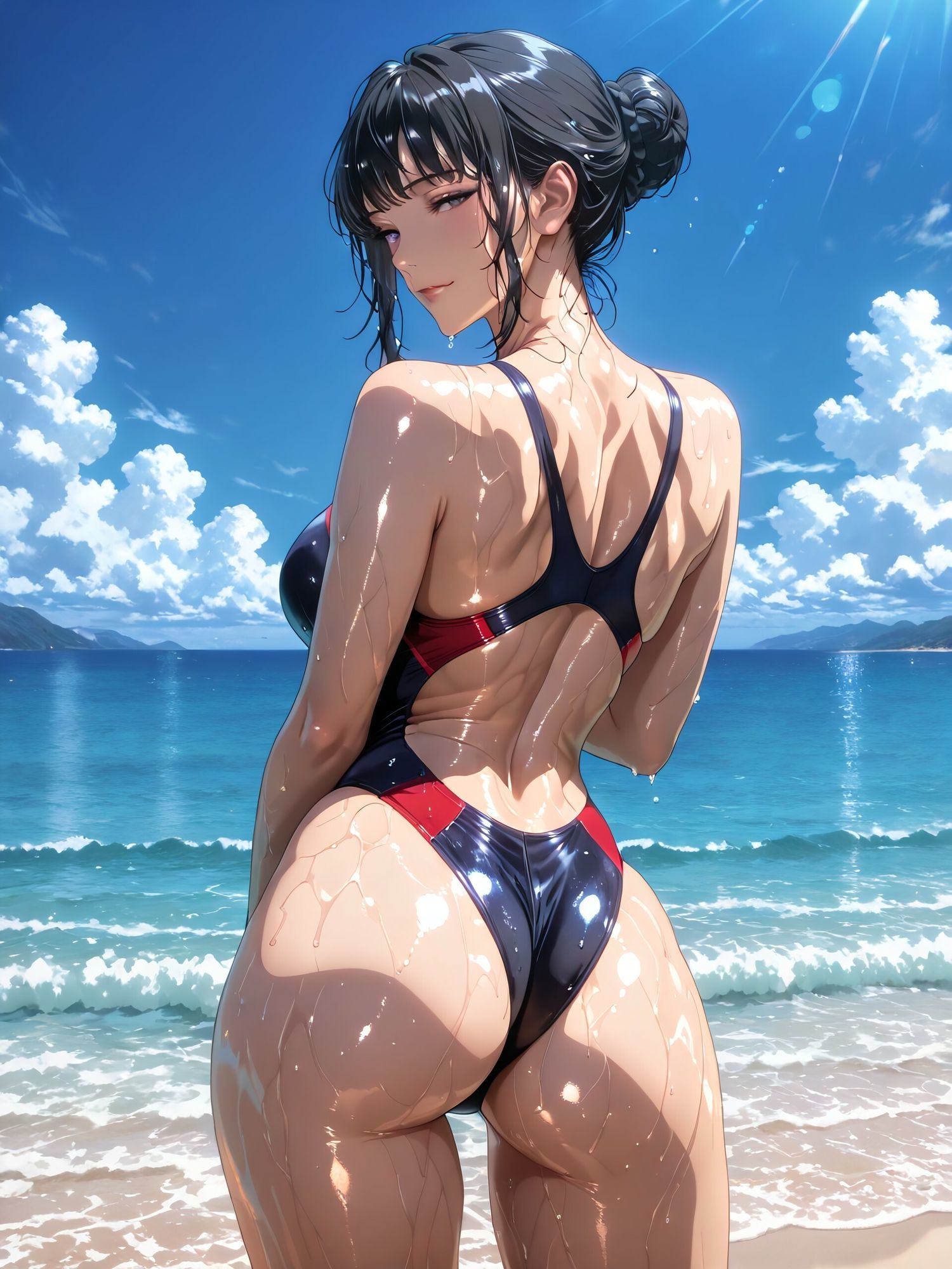 イイオンナと競泳水着3 サンプル画像3