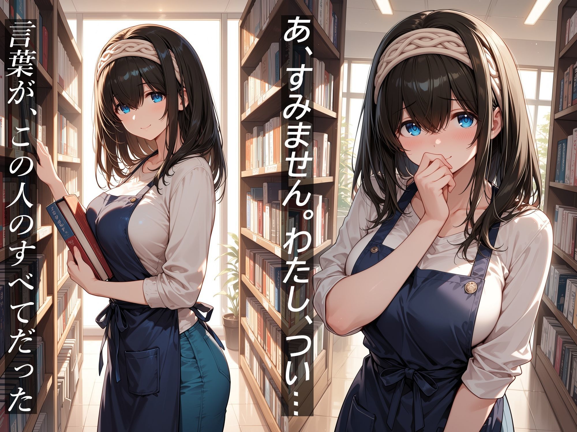 イケナイ関係 〜物静かな巨乳読書家 鷺〇文香が言葉を失い中出し漬けになるまで〜 サンプル画像2