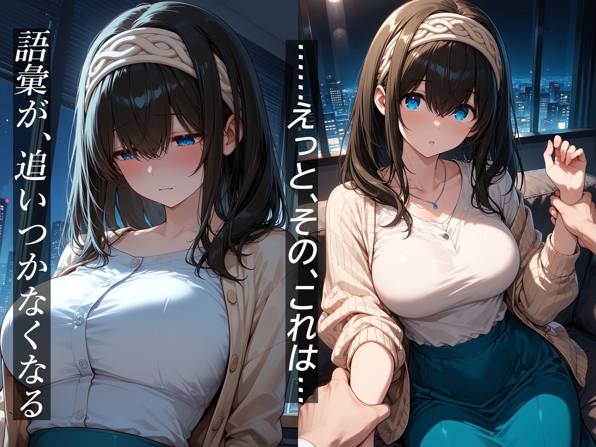 イケナイ関係 〜物静かな巨乳読書家 鷺〇文香が言葉を失い中出し漬けになるまで〜 サンプル画像3