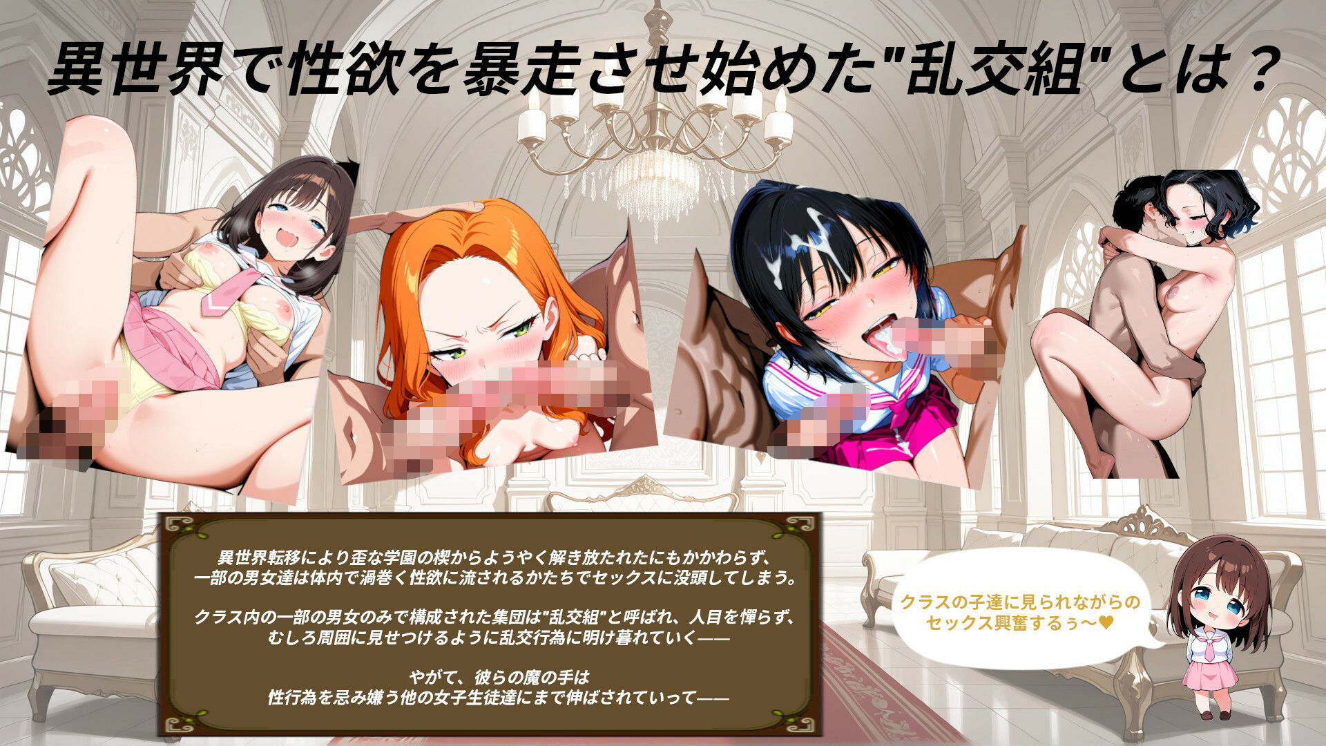 イジメられていた僕が異世界転移でチート能力を手に入れたのでクラスメイトたちで性奴●ハーレムをつくったI サンプル画像8