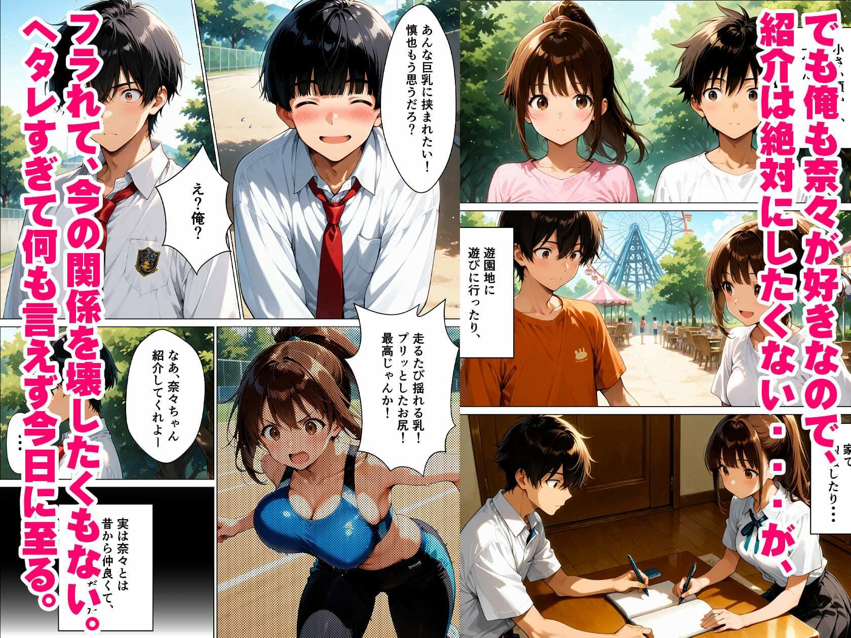 イチャラブセックスー陸上部幼なじみと恋人になったのに、「彼女」って言えなくて泣かせた話 サンプル画像2