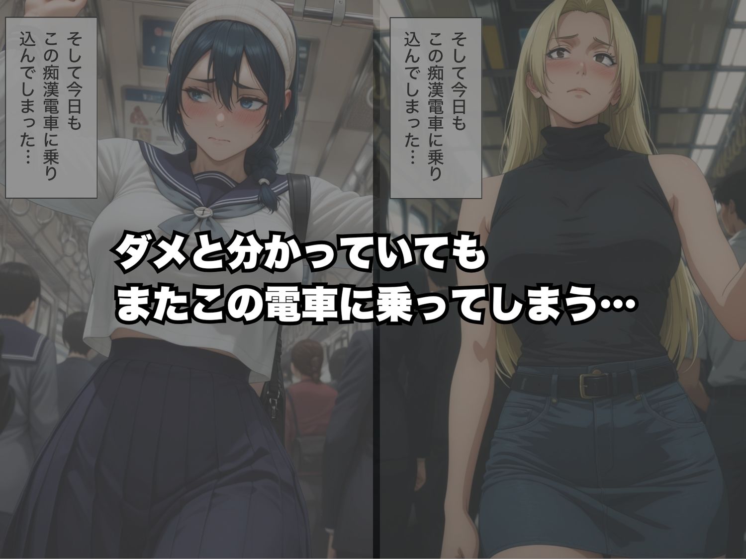 イヤッ！痴●電車から降りられない〜呪●廻戦編〜 サンプル画像6