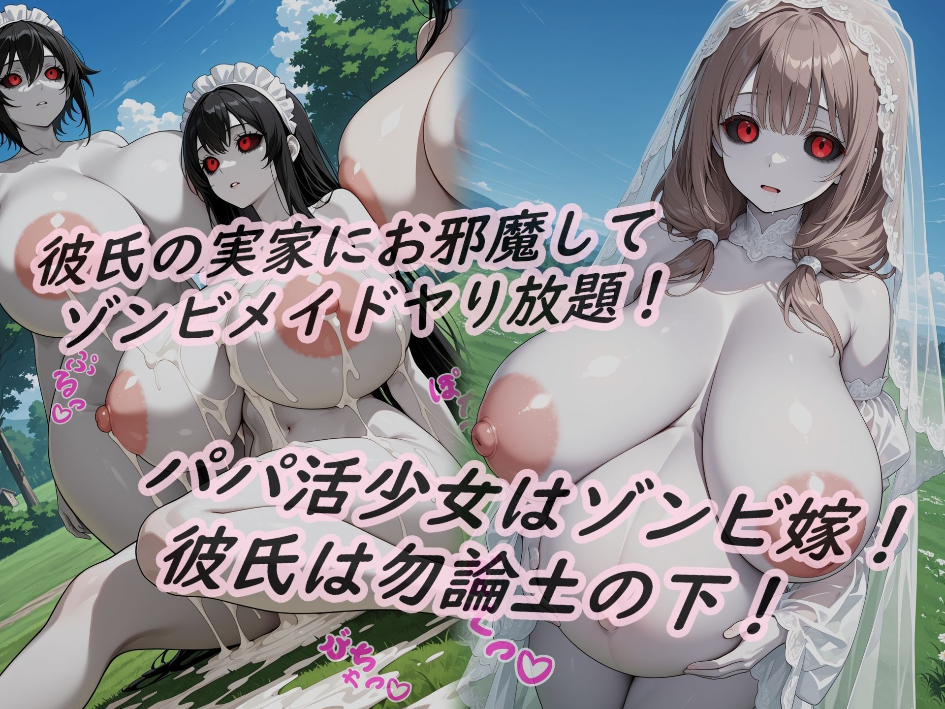 イラストノベル『亡者の溢れる世界で孕ませパパ活NTR』 サンプル画像4