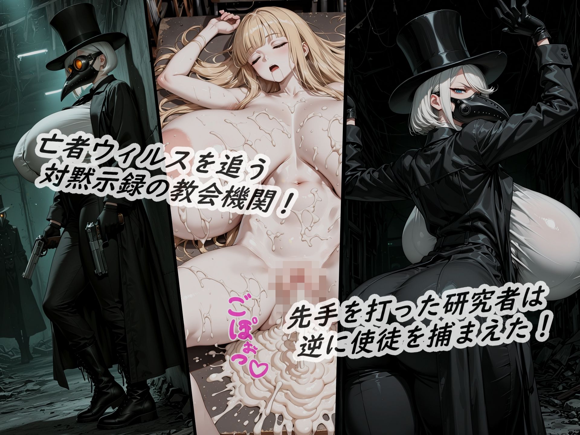 イラストノベル『亡者の溢れる世界で敗北した女の末路は…』 サンプル画像1