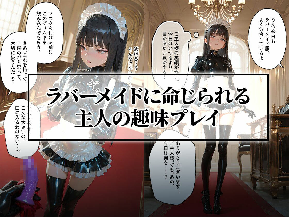 イラマチオ状態で生活するラバーメイド｜究極のSMプレイ サンプル画像1